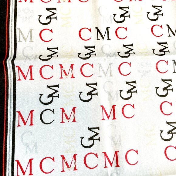 Authentic Modern Creation München MCM Logo Scarf - Picture 6 of 9